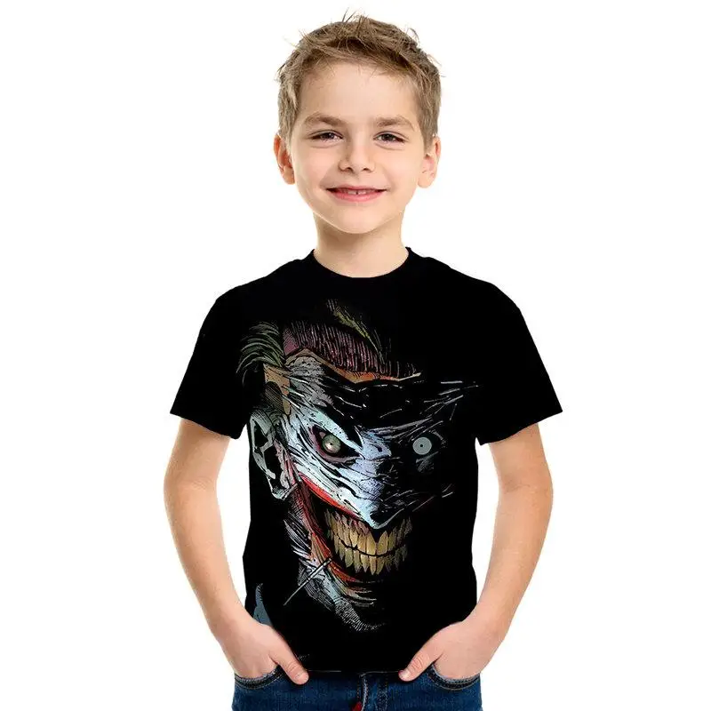 Nuevo Shantou estilo gtico camiseta de los nios 3D impreso Taro nios Топы moda manga corta verano calle ropa de los nios