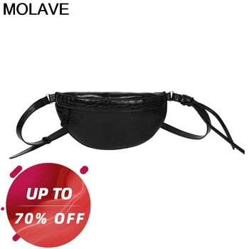 

Molave Waist Bags Women Soild Color Fanny Pack Female Belt Bag Stone Pattern Zipper Waist Packs Chest Phone Pouch bolsa feminina