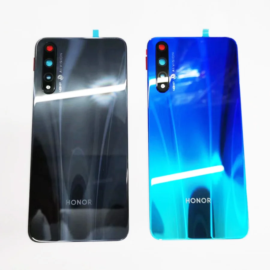 100% оригинал 3D задняя крышка из закаленного стекла для Huawei Honor 20S запасные части