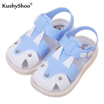 

KushyShoo Summer 2019 Babies Anti-skid Soft-soled Walking Shoes Korean Children's Beach Shoe First Walkers Infant Shoes