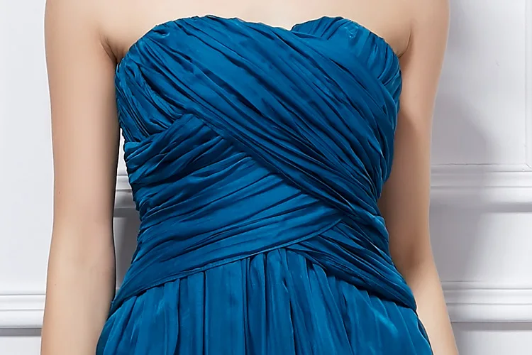 Ck16 летнее AliExpress длинное вечернее платье с перекрестными складками шифоновое платье для торжеств платье подружки невесты