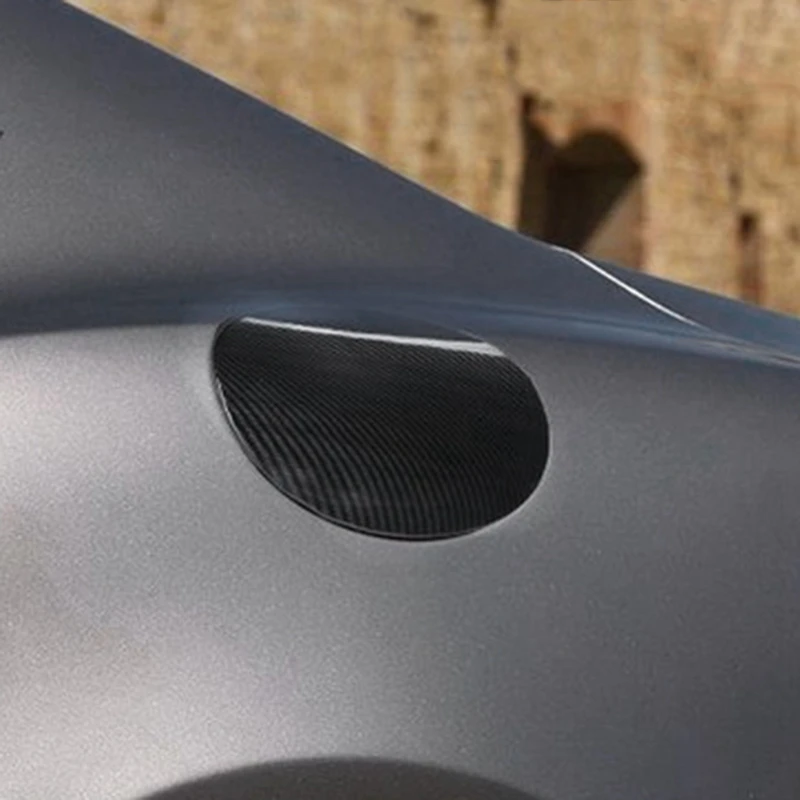 Car Styling Carbon Fiber Gas Tank Cap Cover Trim for Maserati Ghibli 2014-2017
