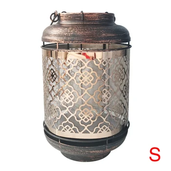 

Hanging Candlestick Bar Ornament Props Wedding Wrought Iron Gift Kitchen Candle Holder Restaurant Party Retro Style Home Decor