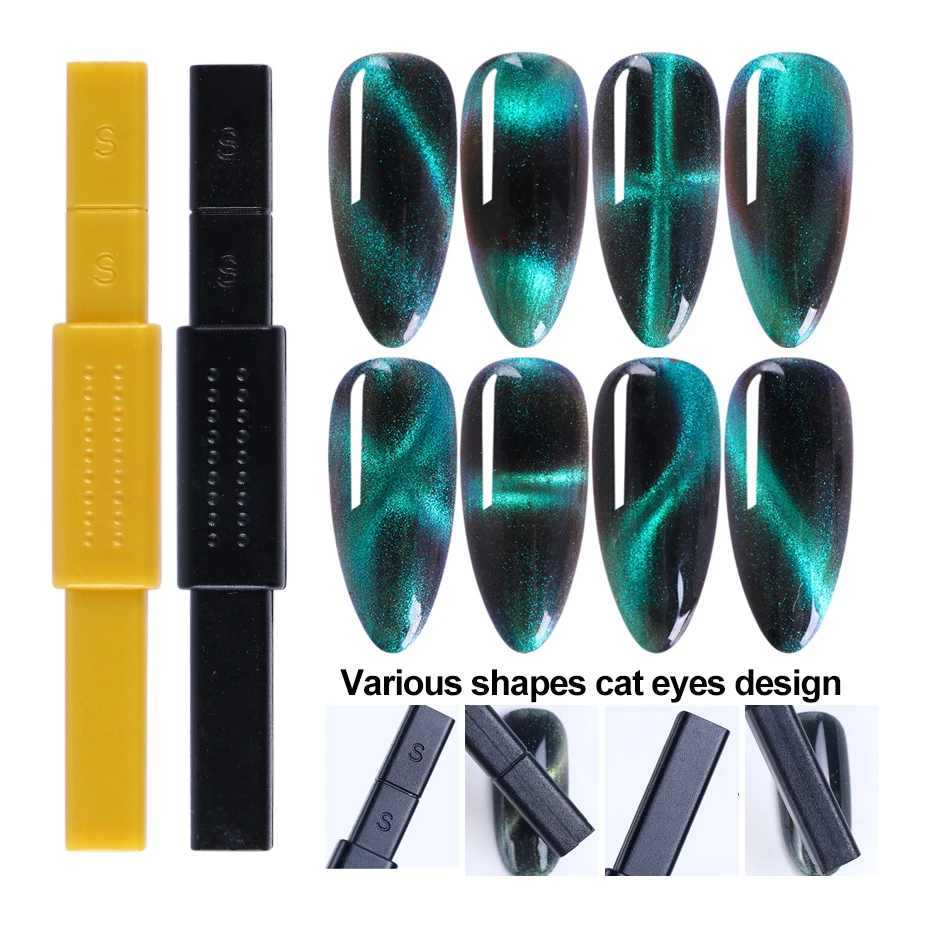 1pcs Cat's Eye Manicure Magnet Stick For Gel Nail Polish 3D Line Strip Multi Shape Design Magnetic Pen Board Tools LA1612