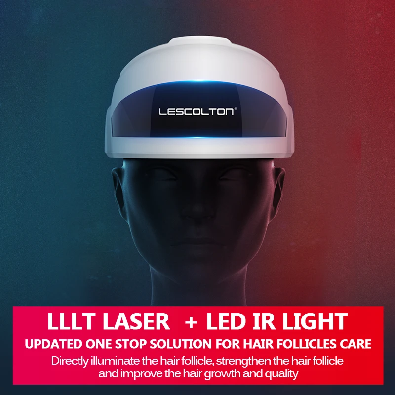 Lescolton lllt発毛レーザーヘルメット抗脱毛治療育毛キャップ