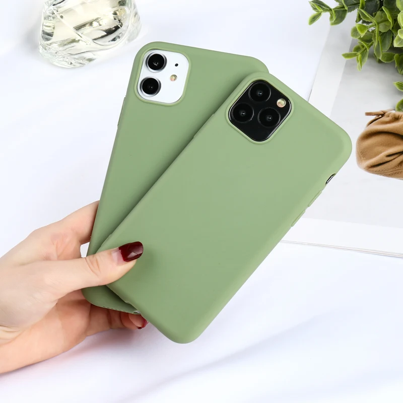 Чехол для iPhone 11 Pro Max мягкий ТПУ чехол XR XS MAX X 7 8 6 6S Plus бампер 5 5S | Мобильные телефоны