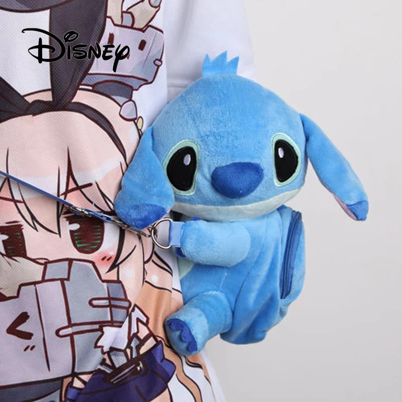 Плюшевая сумка Disney Stitch рюкзак с Микки Маусом для детей Детский девочек детские