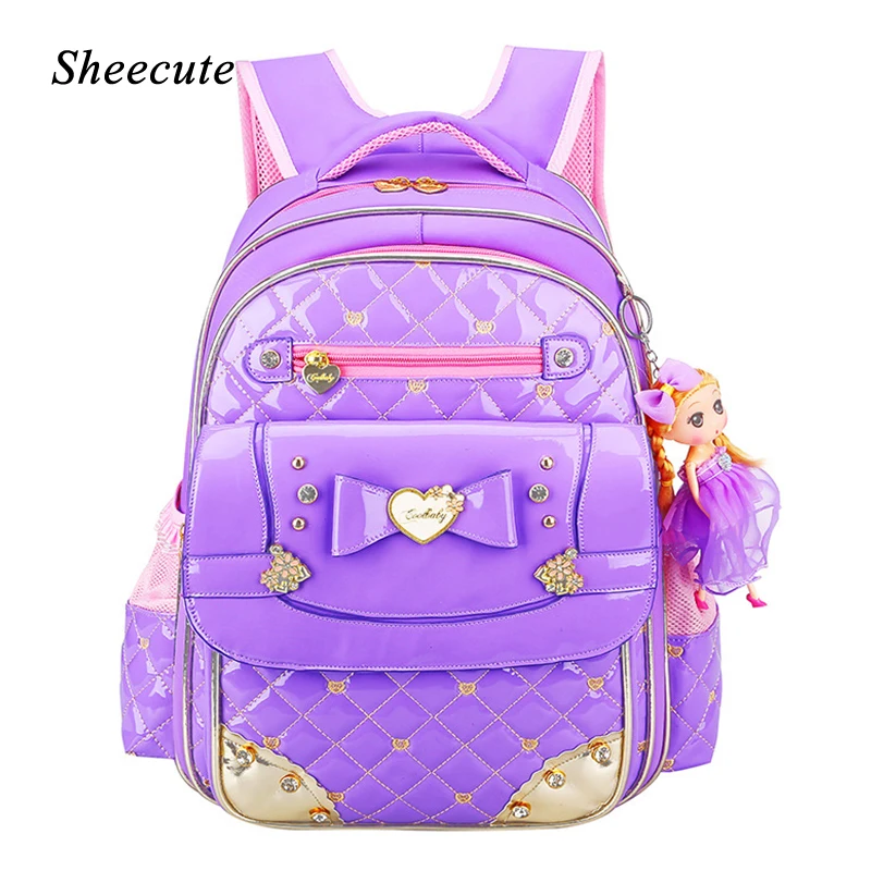 

Primary School Bag for Girls Backpack Children School Bags Orthopedic School Backpack Kids High Capacity Princess Girl Bags