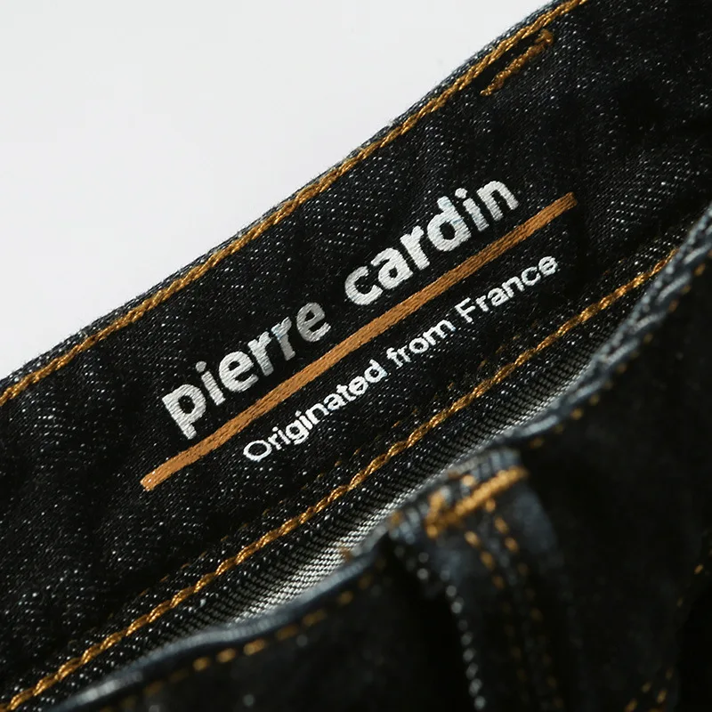 Pierre Cardin джинсы мужская одежда Прямые облегающие Женские Мужские брюки эластичные мужские джинсы осенние брюки