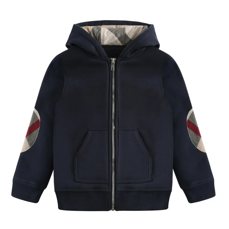 

2019 Autumn And Winter New Style Children Winter Cotton Thick Paul Warm Hooded Children BOY'S Sports Jackets Fashion Agent