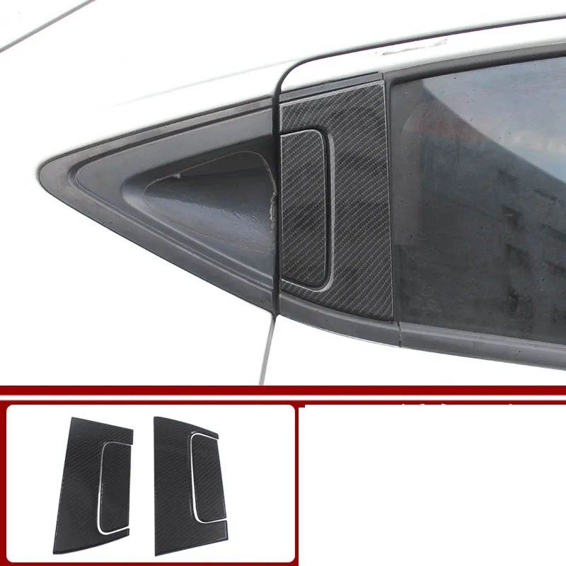 Задняя крышка дверной ручки из углеродного волокна для Honda HR V HRV Vezel 2014 2015 2016 2017 2018