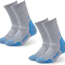 2 пары, ZEALWOOD Crew походные носки из мериносовой шерсти теплые зимние уличные спортивные носки экстремальные холодные носки "Погода"