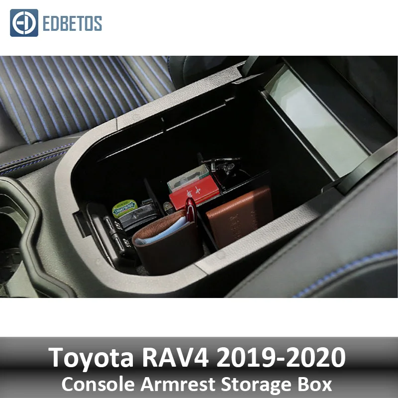 Подлокотник вторичный бардачок для Toyota RAV4 центральная консоль Органайзер лоток-RAV4 Средства для укладки