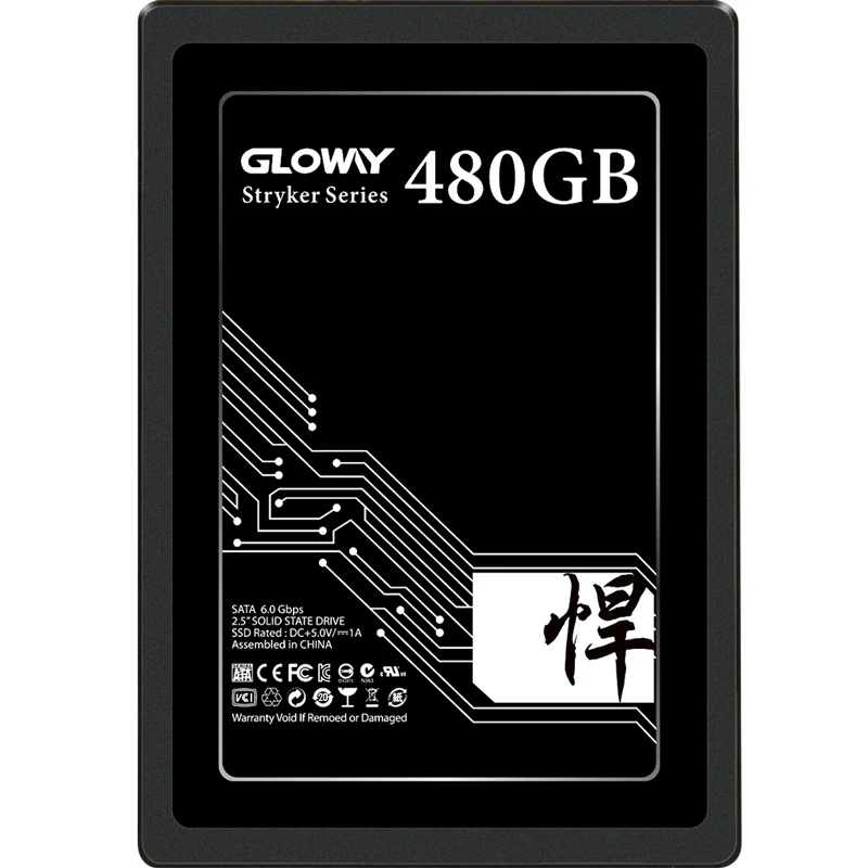 Gloway высокое качество 5 лет гарантии SSD 480 ГБ ТБ SATAIII SATA3 240 твердотельный накопитель