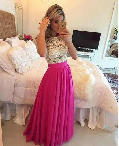 Vestido de formatura, шифоновое длинное платье для выпускного вечера с бисером,, вырез лодочкой, прозрачные кружевные вечерние женские платья для матери невесты