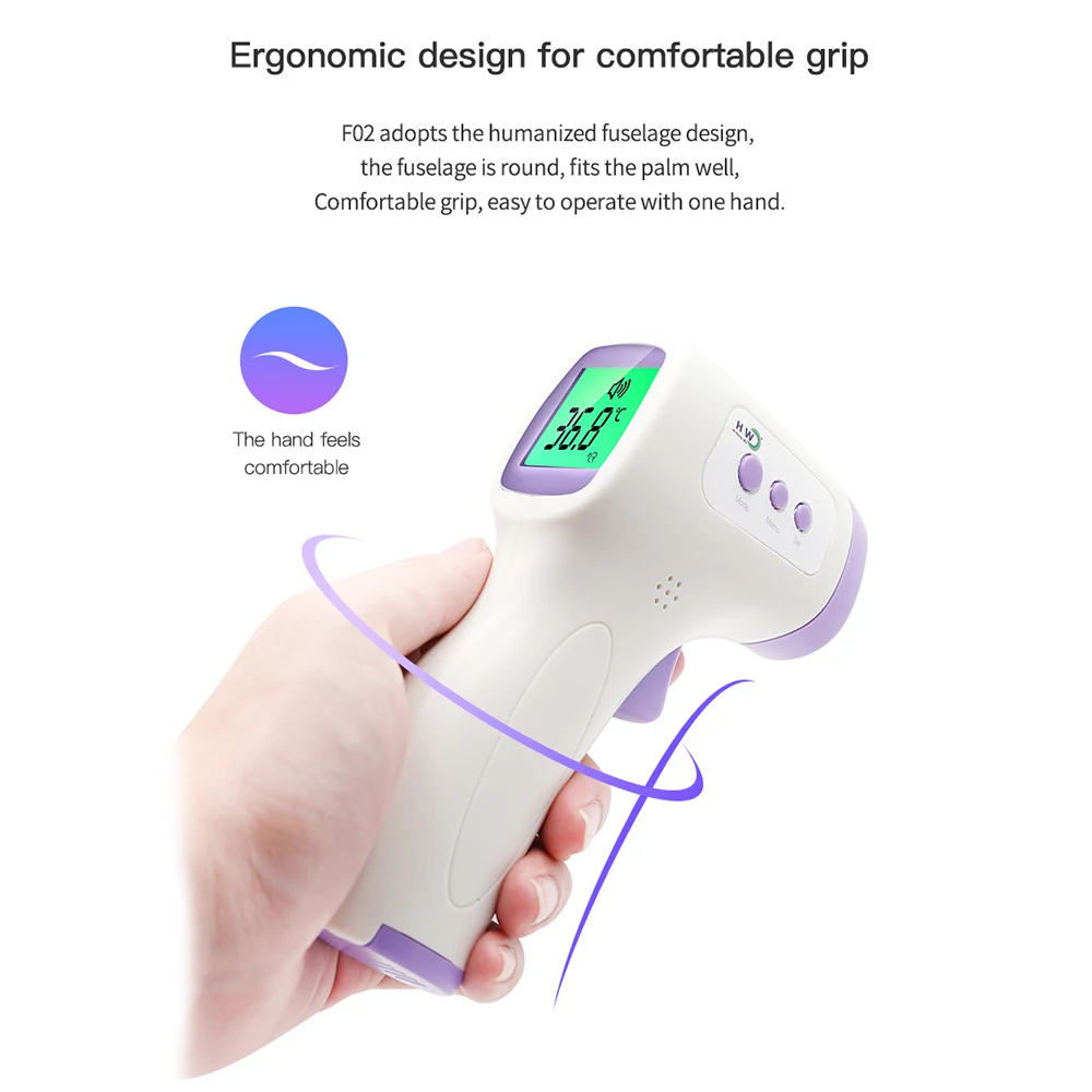 

Digital Temperature Thermometer IR Infrared Thermometer Non-contact Forehead Body Temperature LCD Instruments for Adult Baby
