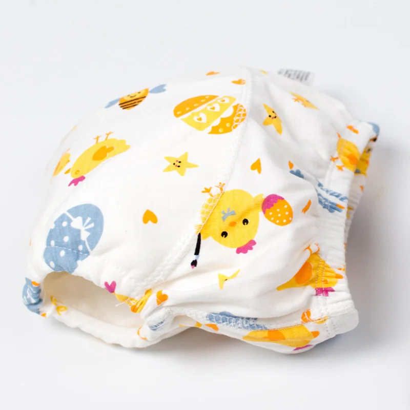 1Pcs Baby Diapers Cute Waterproof Partition Diapers Newborn Cotton Diaper Cover For Children Training Pants washable Diapers