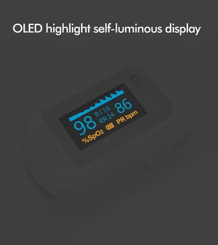 Portable Professional Finger Oximeter Digital Finger Pulse Oximeter OLED Blood Oxygen Heart Rate Health Diagnostic Monitor Tool 4