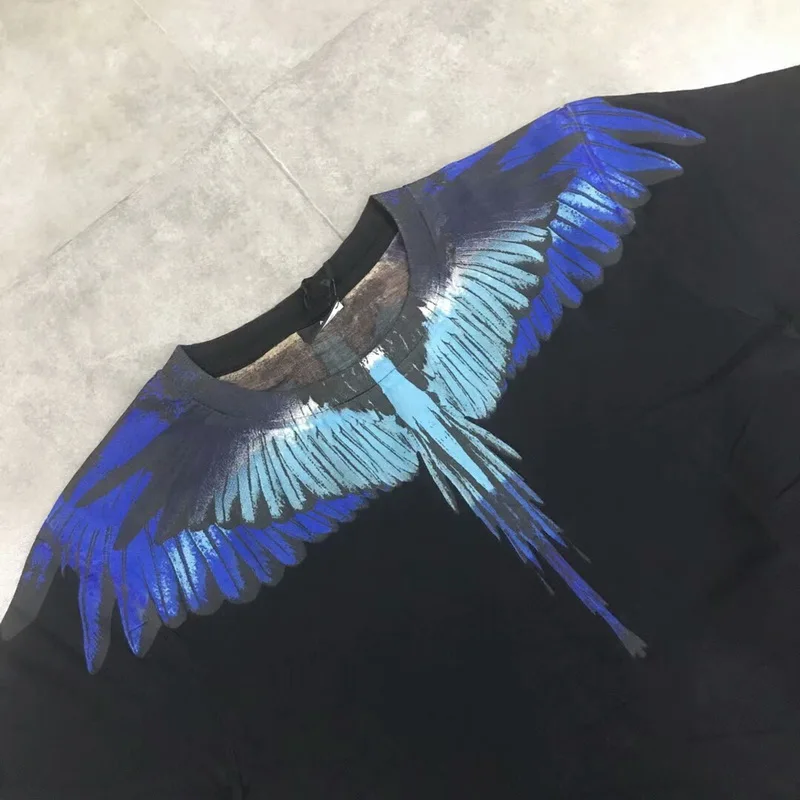 2019SS VIVAMB MB BURLON крыла Футболка хлопок NON-ELASTIC MB110606 больше размер XXS-L