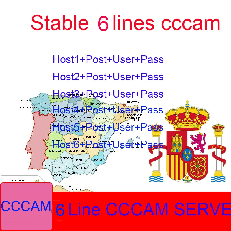 DVB-S2 рецептор Cccam cline на 2 года Испания cline использовать для GT медиа V9 супер V8 Nova спутниковый ТВ приемник Европа каналы cccam
