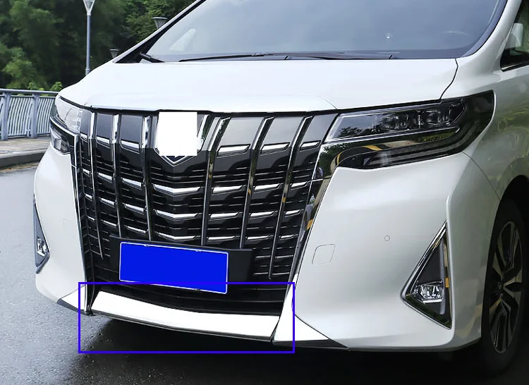 Для Toyota роскошное издание Alphard AH30 автомобильные аксессуары ABS передняя головка бампер накладка Стайлинг