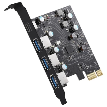 

ULS-3100 4-Port PCI-E Expansion PCI-E to USB3.0 Type-C Multi-Port Expansion Card