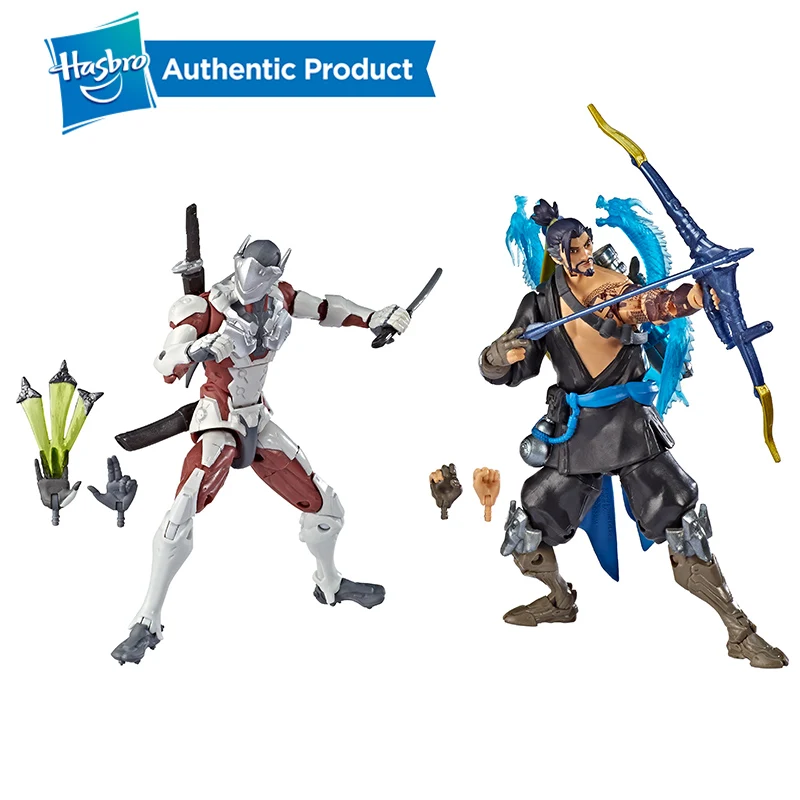 Hasbro Overwatch Ultimates серии Ханзо и Гэндзи двойной набор 6-дюймовый-весы Коллекционные Фигурки с персонажей видеоигр