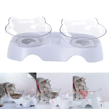 

Anti-Vomiting Orthopedic Pet Bowl Cat Dog Food Water Feeder Feeding Dishes JA55