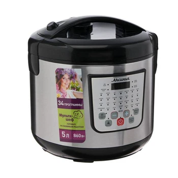 

Multicooker "AXINYA" KS-4000, 860 W, 5 l, 34 programs, 5384860