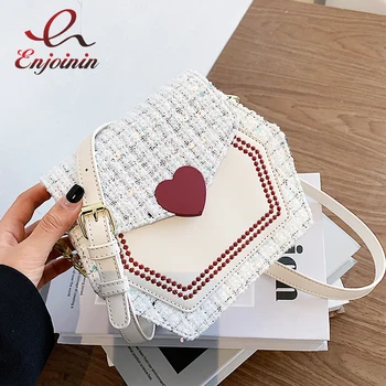 

Fashion Love Small Square Bag PU Leather Messenger Bag Women's 2020 Popular Shoulder Bag Lady Handbag Lady Handbag fashion