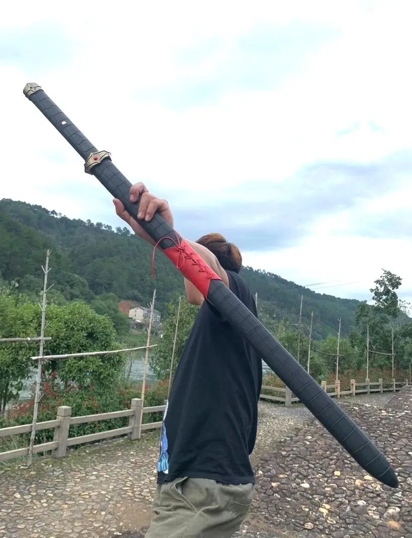 Ручная работа WUSHU меч Glaive прямые лезвия Falchion закаленный нож из марганцевой стали