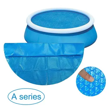 

8/10/12/15ft Round Rectangle Pool Cover Protector Heating Blanket For In-Ground And Above-Ground Round Swimming Pools Easy Set
