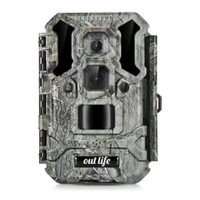Outlife охотничья камера HD 1080P 30MP IP67 водонепроницаемая камера наблюдения за ловушками дикой природы с двойной камерой s дисплей экран