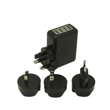 Универсальный настенный адаптер для путешествий, штепсельная вилка стандарта Австралии 4.1A, зарядное устройство переменного тока для дома, 4 порта USB, изысканно продуманный, прочный, великолепный