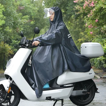 

Waterproof Motorcycle Raincoat Men Plastic Travel Ladies Hooded Raincoat Long Stylish Chubasquero Mujer Rain Coat 5050YY