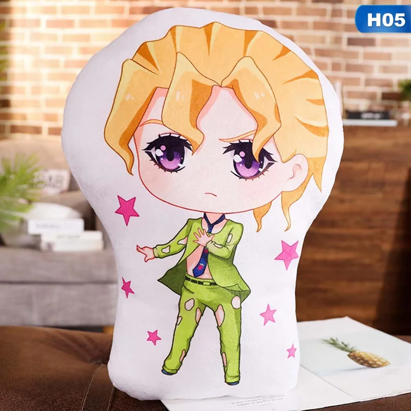 Jojo аниме Рисунок декоративное постельное белье Чехол для подушки для дивана размером 45*45 см декоративные домашние наволочки Чехлы на