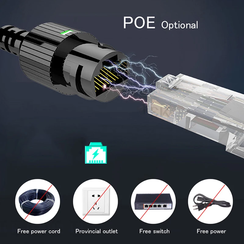 Ip-камера 5MP POE наружная CCTV IP POE камера безопасности наружная PTZ камера наблюдения домашняя камера ночного видения