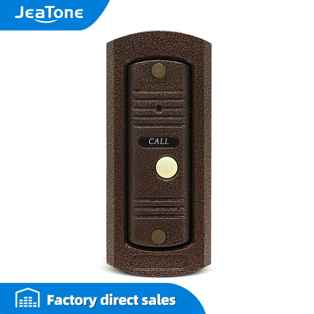 $37.81 JeaTone 720P/AHD Mini Camera Video Door Phone Door Bell IR Camera High Resolution Camera IP65 Waterproof with Raincover