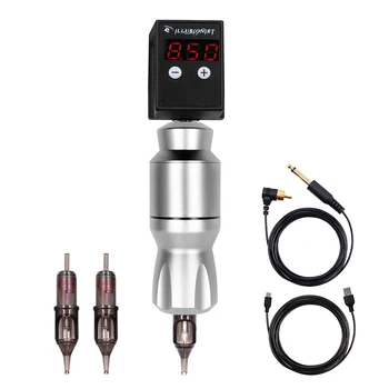 

Professional Tattoo Pen Kit Rotary Machine Set Mini Power Supply Design Body Art Permanent Makeup Rotary Pen Tattoo Set