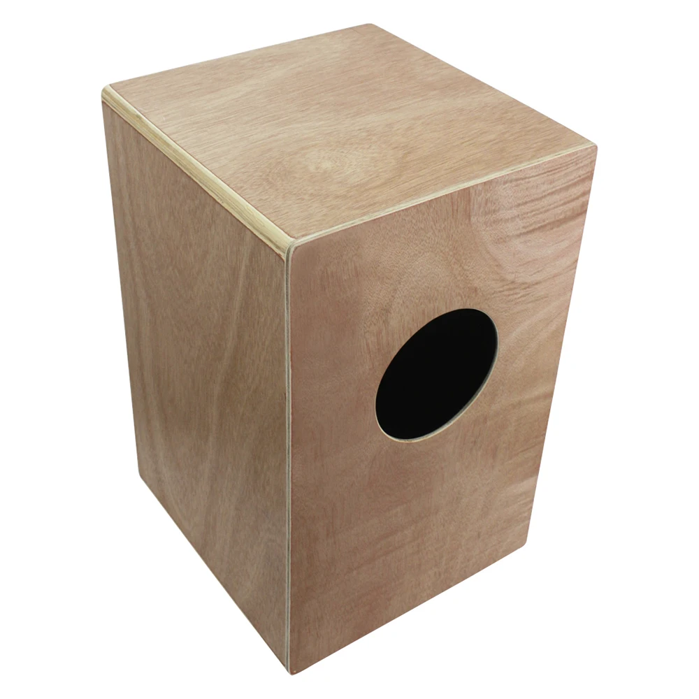 Деревянный Cajon Box коричневый барабан Ручной Ударный инструмент из березовой древесины с регулируемыми струнами сумка для переноски для взрослых