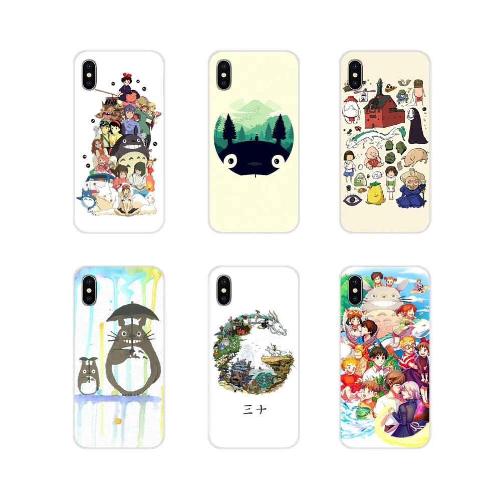 Аксессуары для телефона Чехлы Kawaii Ghibli doodle samsung Galaxy S3 S4 S5 мини S6 S7 край S8 S9 S10 Lite Plus Note