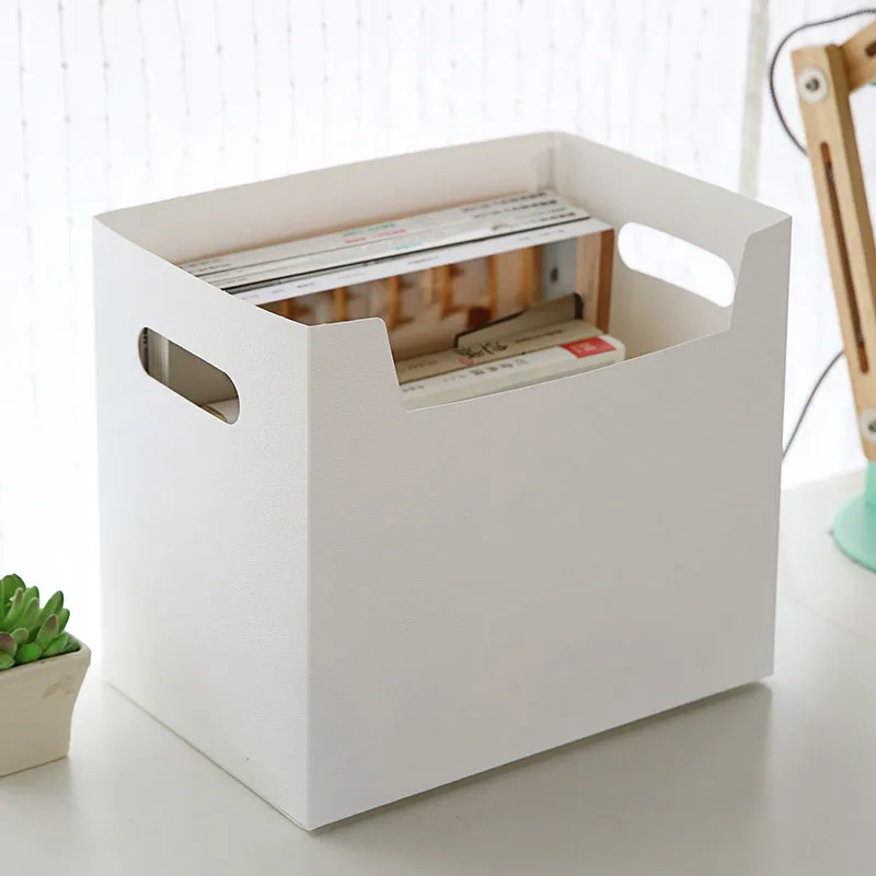 Desktop Storage Box Book Finishing Box Living Room Snacks Storage Plastic Simple Office Storage Box Manufacturers Wholesale