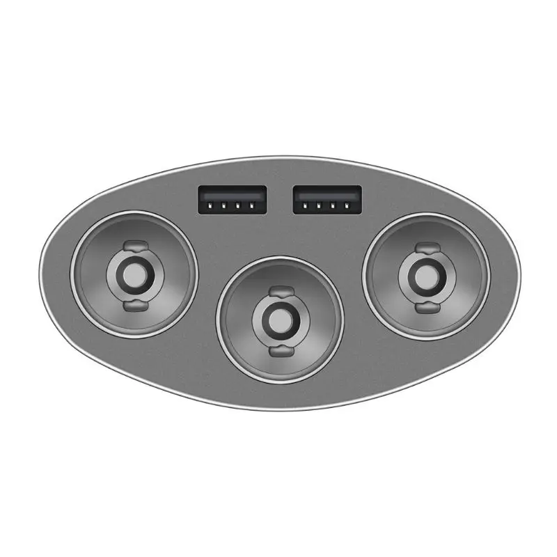Автомобильный адаптер для зарядного адаптера Dual USB штекер 3 синий светодиодный светильник данные кабели, легко носить с собой подходит для детей возрастом от 12V 24V 120W авто аксессуары