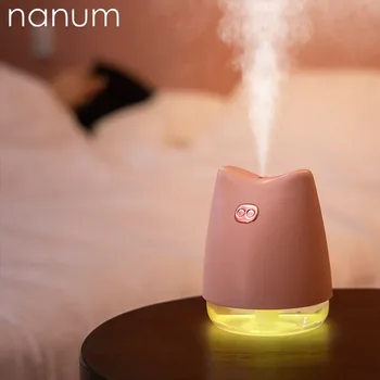 

Aroma Essential Oil Diffuser Mini Ultrasonic Piggy Humidifier Air Purifier LED Light USB Car air freshener Mist Maker