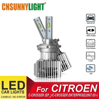 

CNSUNNYLIGHT Auto LED Headlight Bulbs For CITROEN C-CROSSER EP/ ENTERPRISE From 2007.02 Foglamp Bulbs Led Headlamp Car Led Lamps