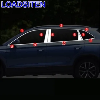 

Chromium Automobile Decorative Auto Window Exterior Accessory Decoration Accessories Covers Trim 15 16 17 18 19 FOR Skoda Kamiq