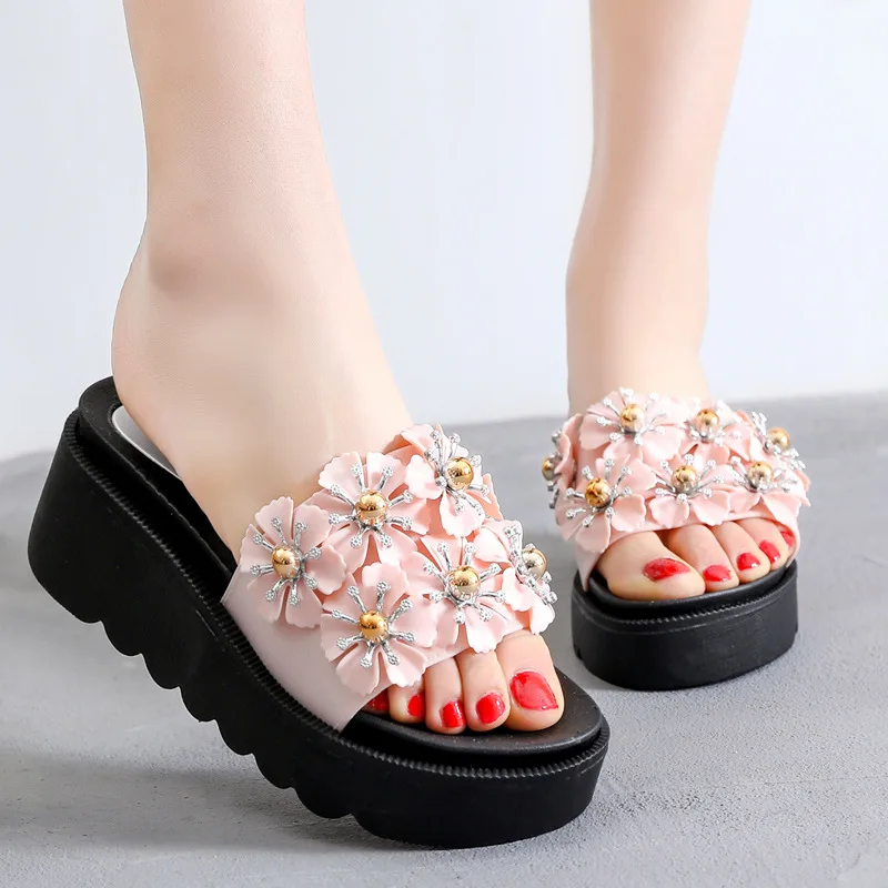 

Sandals Slippers Women Summer Fashion Thick Bottom FL