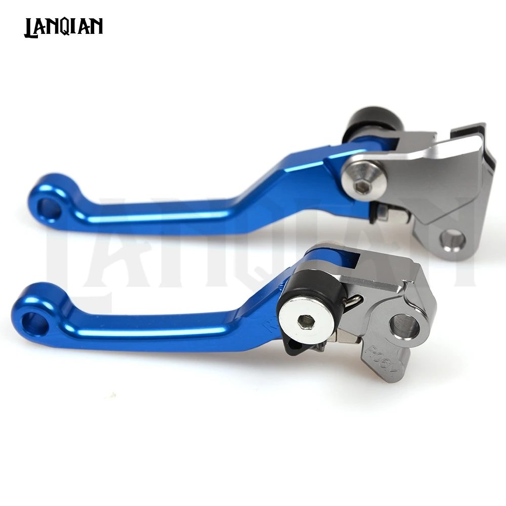Для Suzuki RM85 RMZ250 RMZ450 DRZ400S мотоциклетные тормозные рычаги сцепления RM85 RMZ 250 450 DRZ400S SM 2005- CNC аксессуары - Цвет: Blue