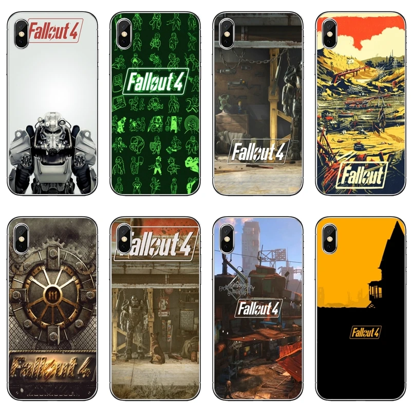 Прозрачный чехол для Xiaomi Mi 9 8 SE Pro A1 A2 Lite 6 6X 5 5s 5x note mix 2s max 2 3 game Fallout 4|Бамперы| |