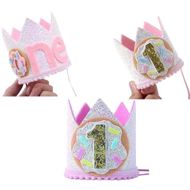 Gag Gift for Kids&Adults 1 Set Birthday Crown Ornaments Kids Party Favor Toys Creative Supplies Halloween Supplies 1